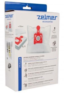 ZELMER /Zestaw worków 4szt. + filtr wlotowy